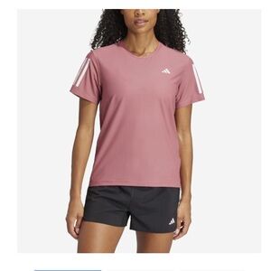 Adidas NWOT WOMEN
OWN THE RUN B RUNNING T-SHIRT PURPLE SIZE MED